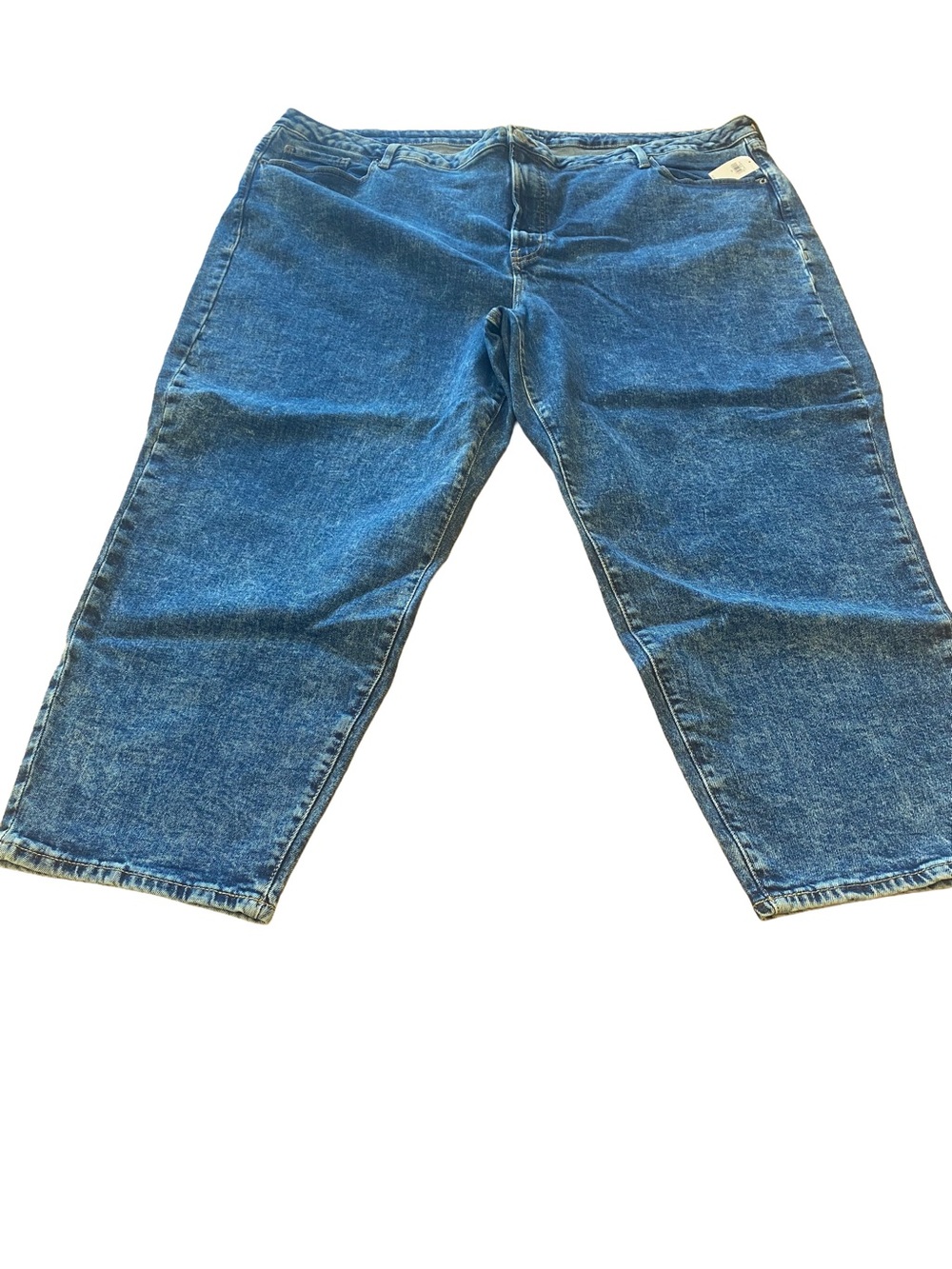 Old Navy Women's Size 30 High-Rise OG Straight Secret Smooth Pockets Blue Jeans